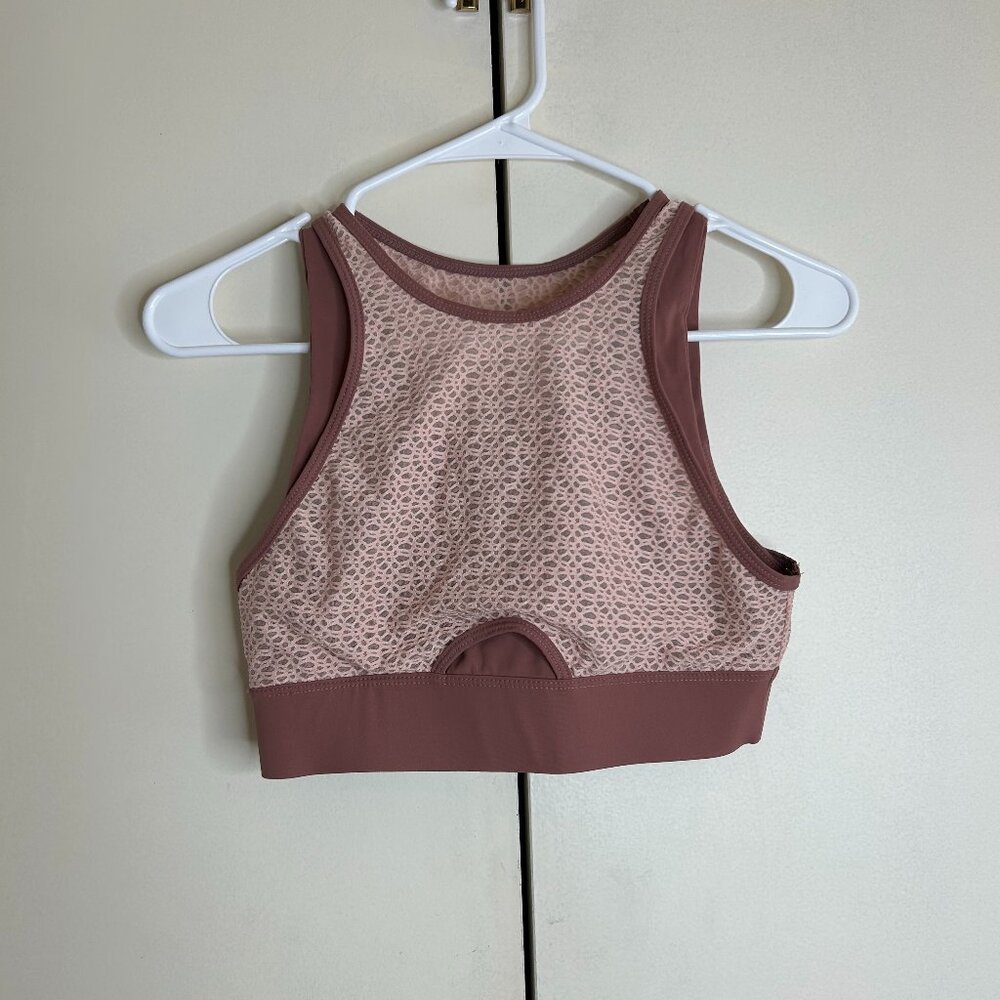 Pink Sports Bra